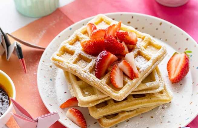 image of Waffle with Berries